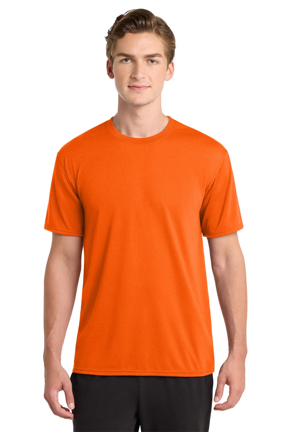 Gildan Mens Performance Jersey Moisture Wicking Short Sleeve Crewneck T-Shirt - Orange