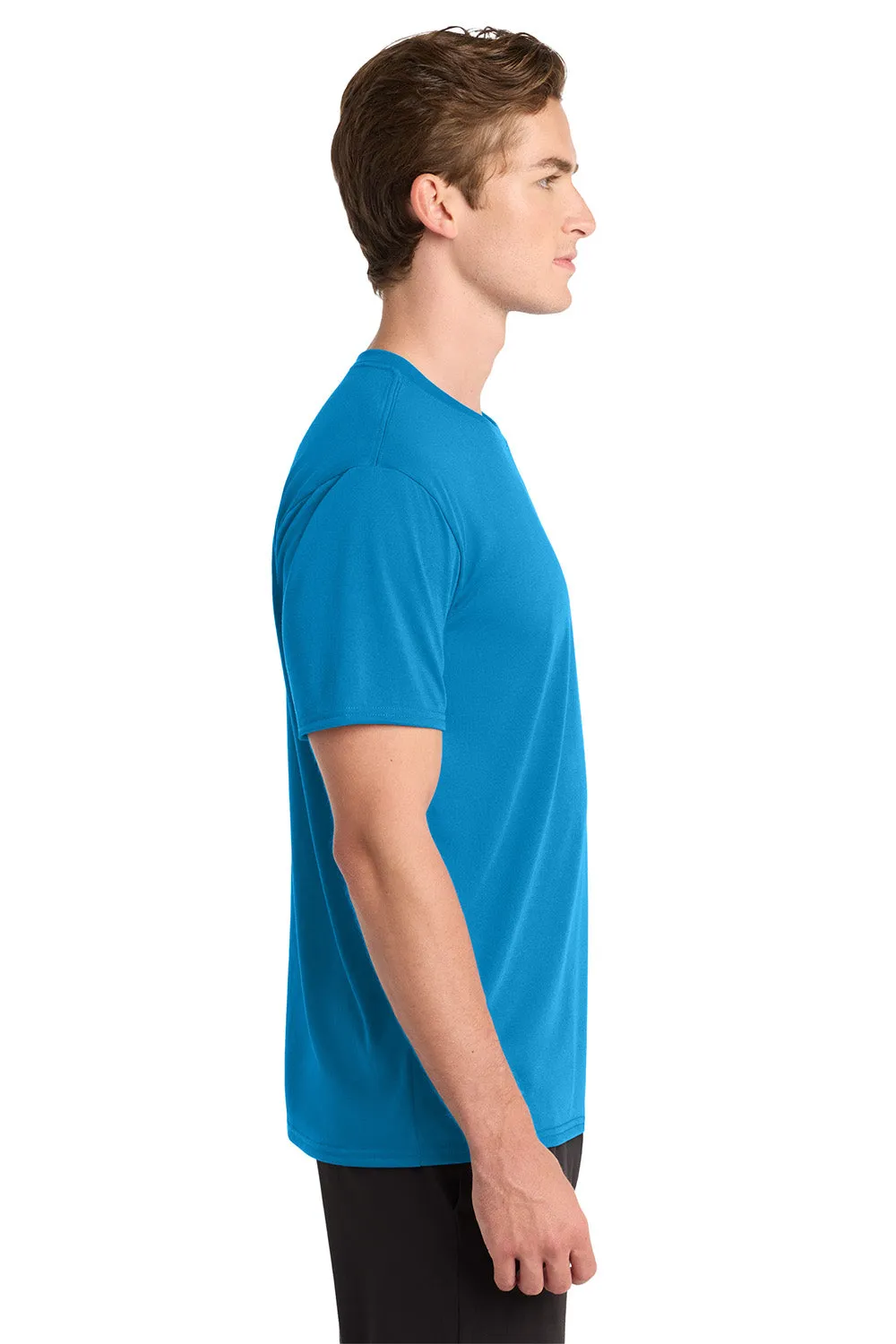 Gildan Mens Performance Jersey Moisture Wicking Short Sleeve Crewneck T-Shirt - Sapphire Blue
