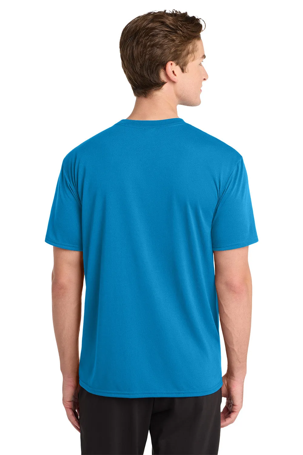 Gildan Mens Performance Jersey Moisture Wicking Short Sleeve Crewneck T-Shirt - Sapphire Blue