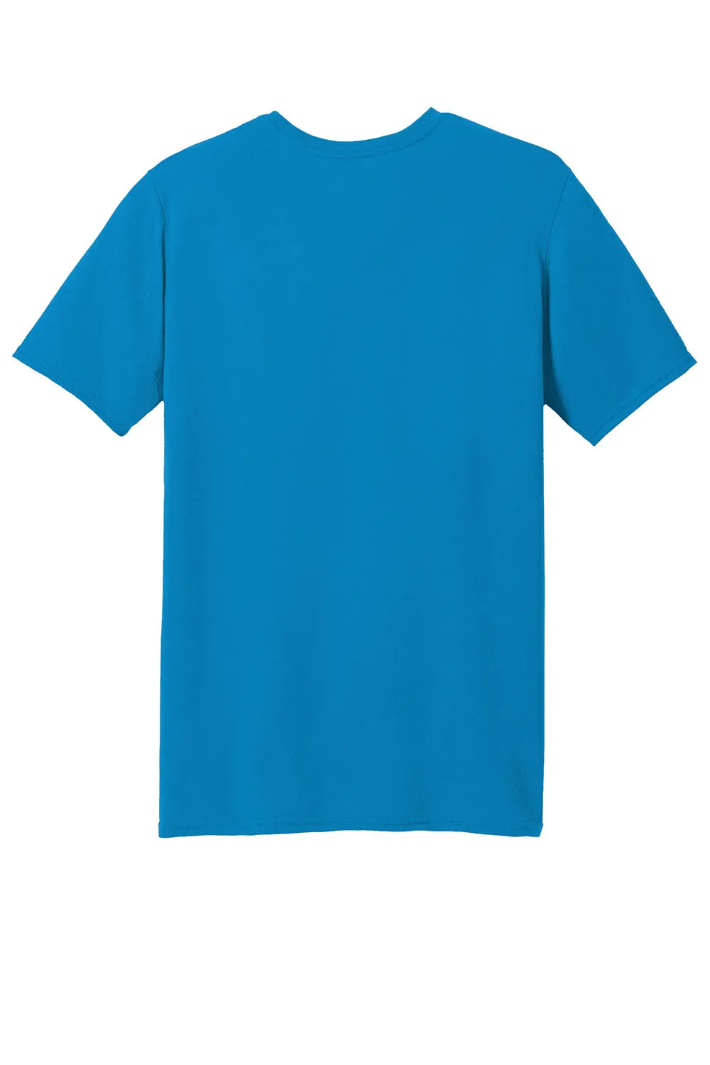 Gildan Mens Performance Jersey Moisture Wicking Short Sleeve Crewneck T-Shirt - Sapphire Blue