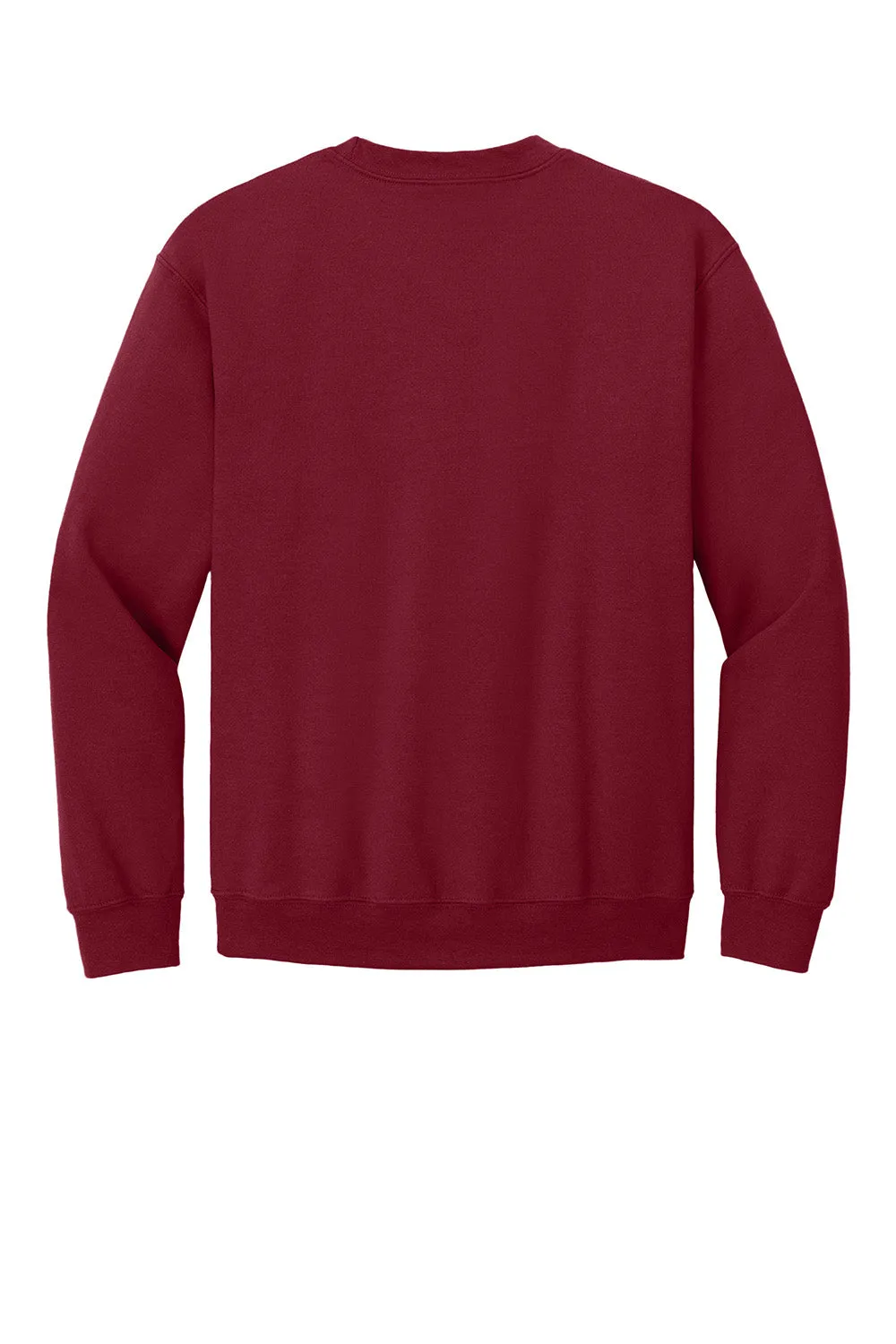 Gildan Mens Pill Resistant Fleece Crewneck Sweatshirt - Garnet Red
