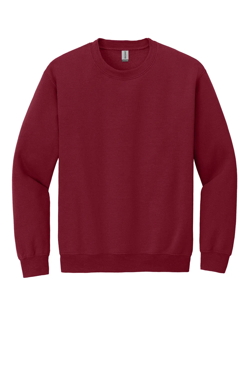 Gildan Mens Pill Resistant Fleece Crewneck Sweatshirt - Garnet Red