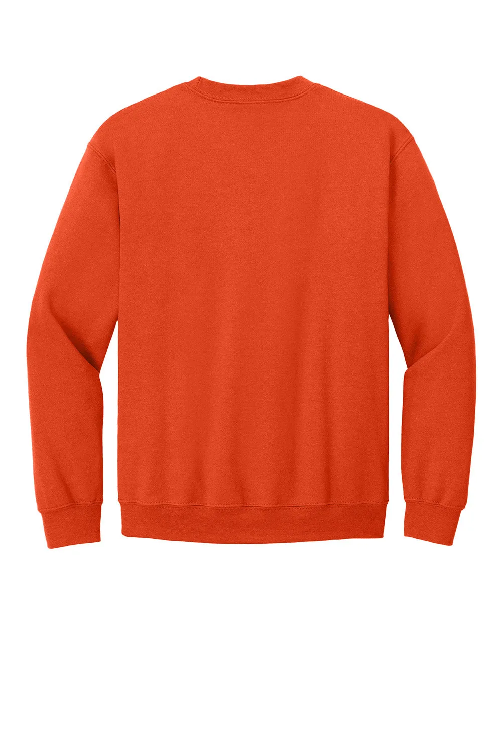 Gildan Mens Pill Resistant Fleece Crewneck Sweatshirt - Orange
