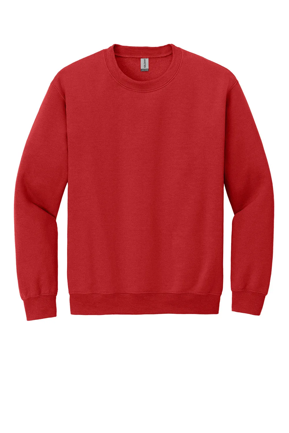 Gildan Mens Pill Resistant Fleece Crewneck Sweatshirt - Red