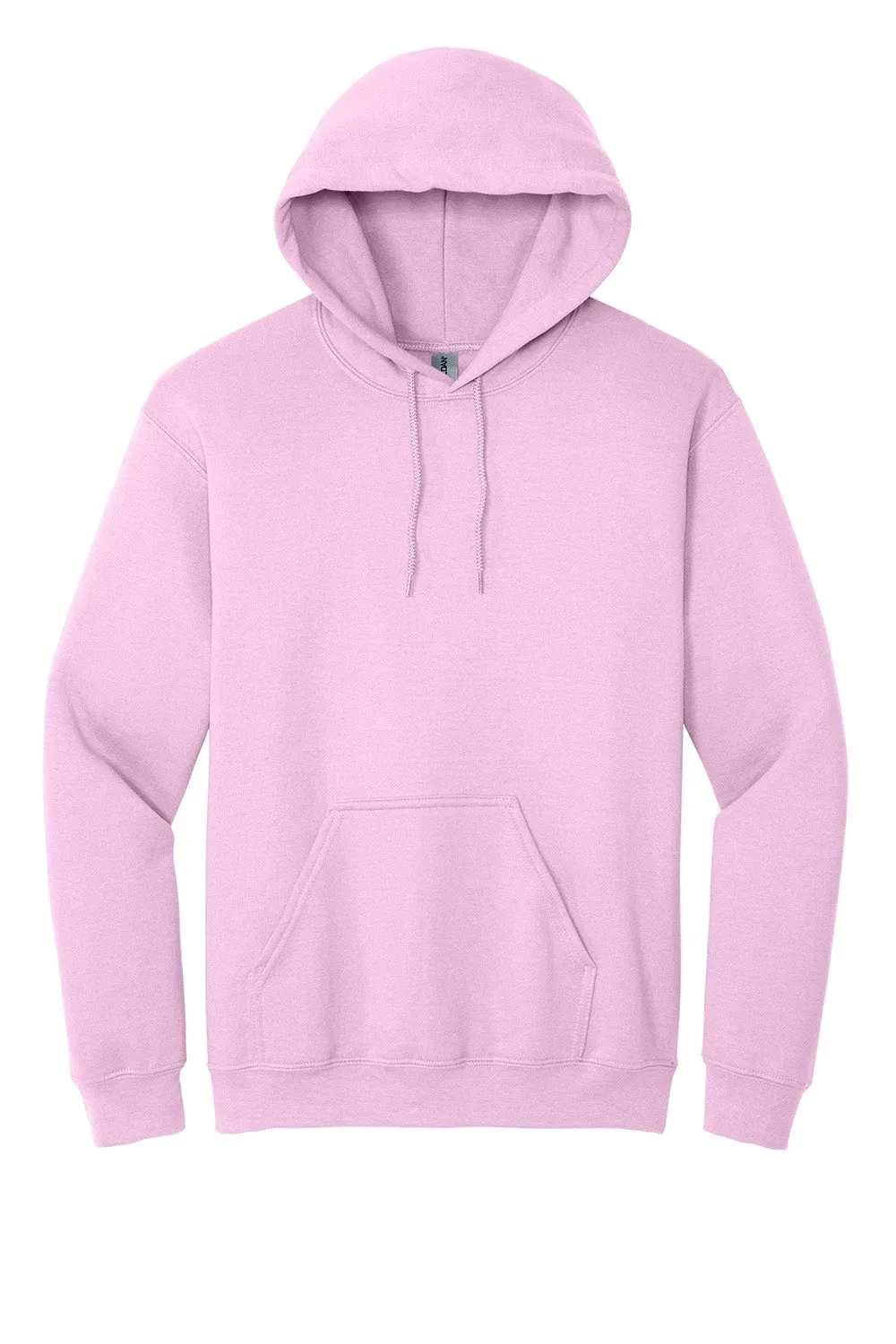 Gildan Mens Pill Resistant Hooded Sweatshirt Hoodie w/ Pouch Pocket - Light Pink