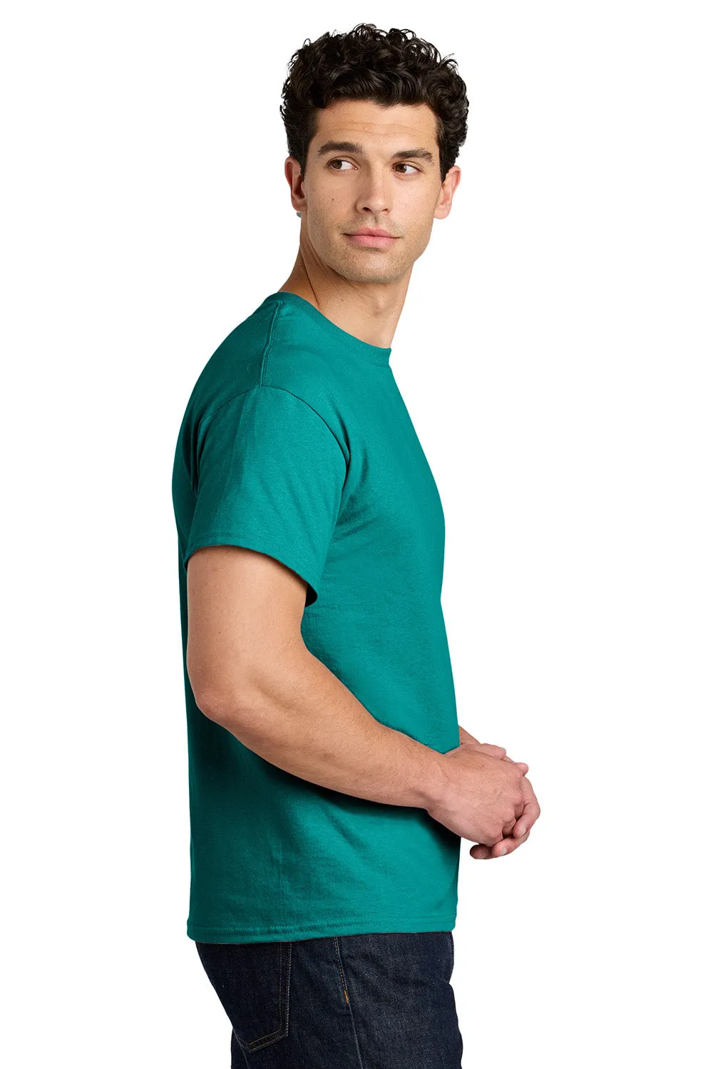 Gildan Mens Short Sleeve Crewneck T-Shirt - Antique Jade Dome Green