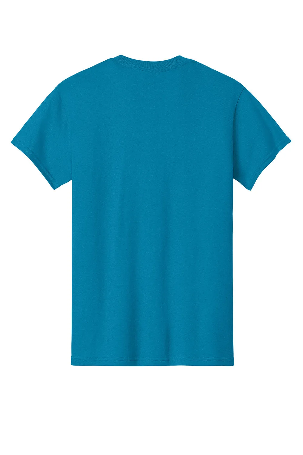 Gildan Mens Short Sleeve Crewneck T-Shirt - Antique Sapphire Blue