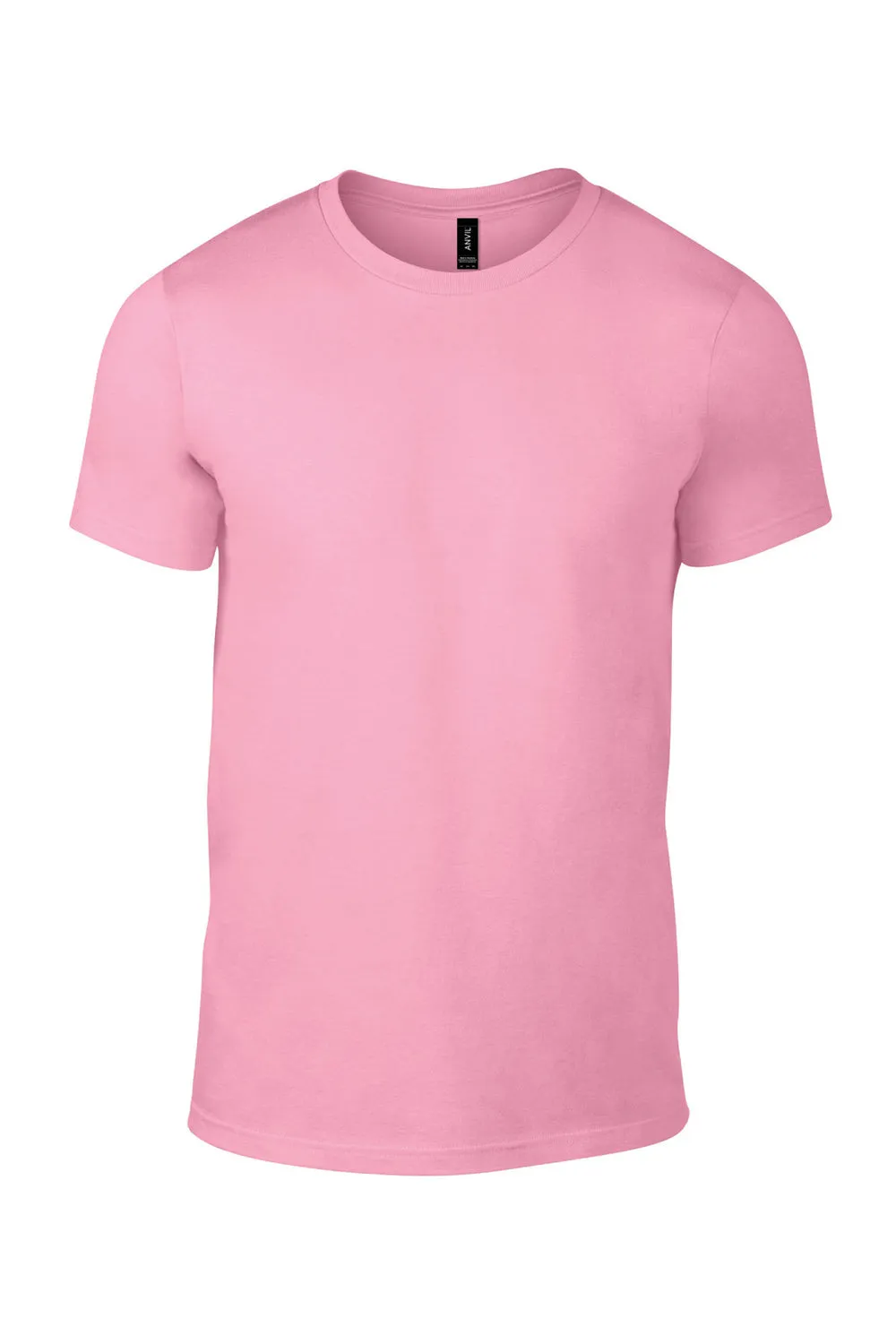 Gildan Mens Short Sleeve Crewneck T-Shirt - Charity Pink