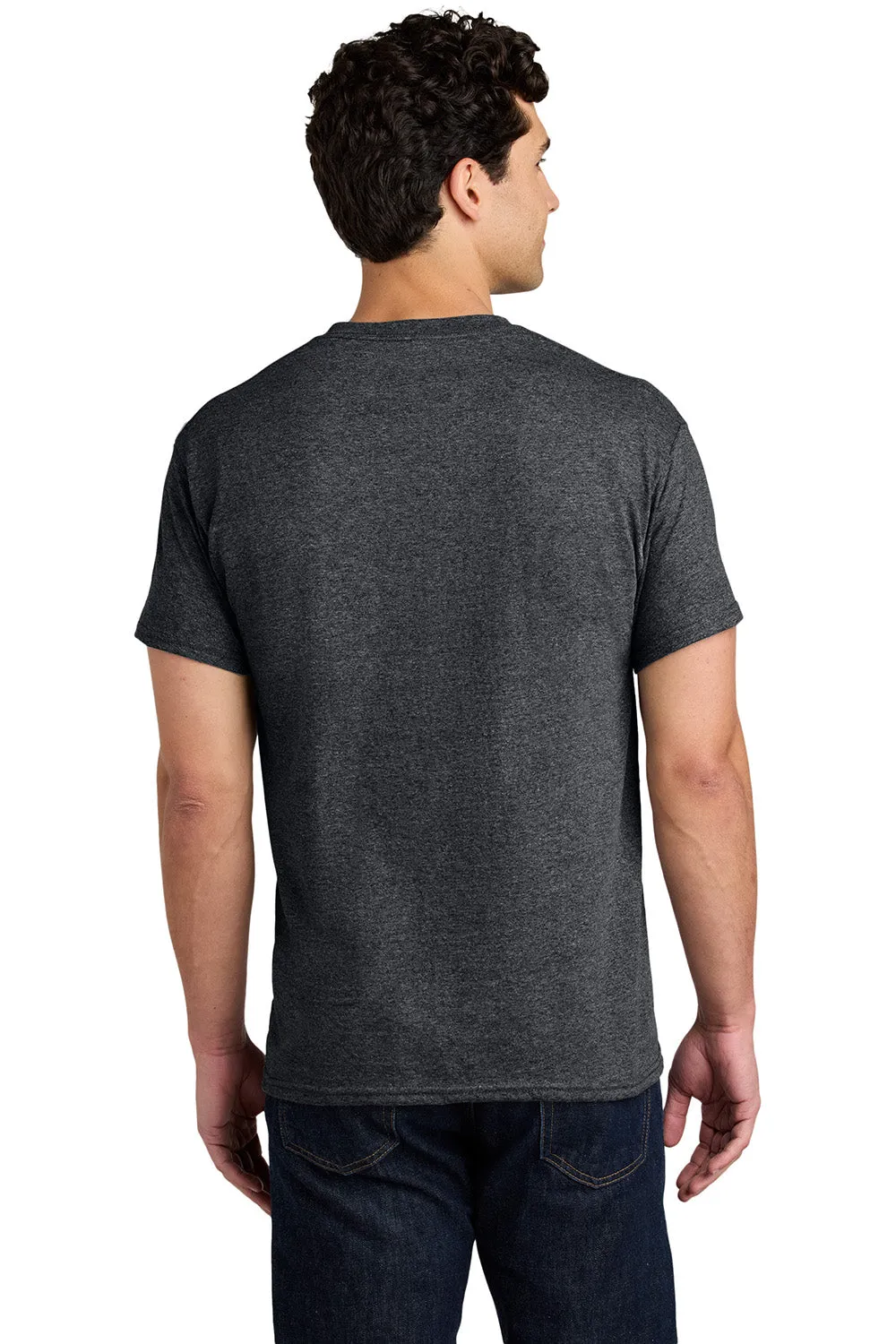 Gildan Mens Short Sleeve Crewneck T-Shirt - Heather Dark Grey