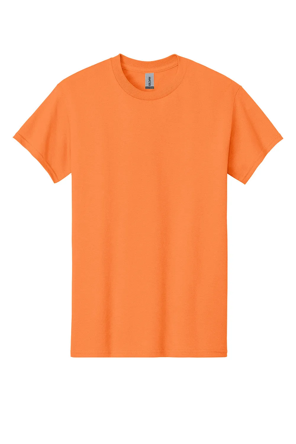 Gildan Mens Short Sleeve Crewneck T-Shirt - Tangerine Orange