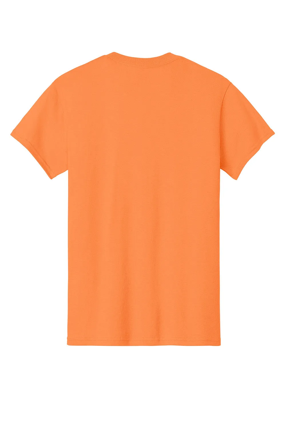 Gildan Mens Short Sleeve Crewneck T-Shirt - Tangerine Orange