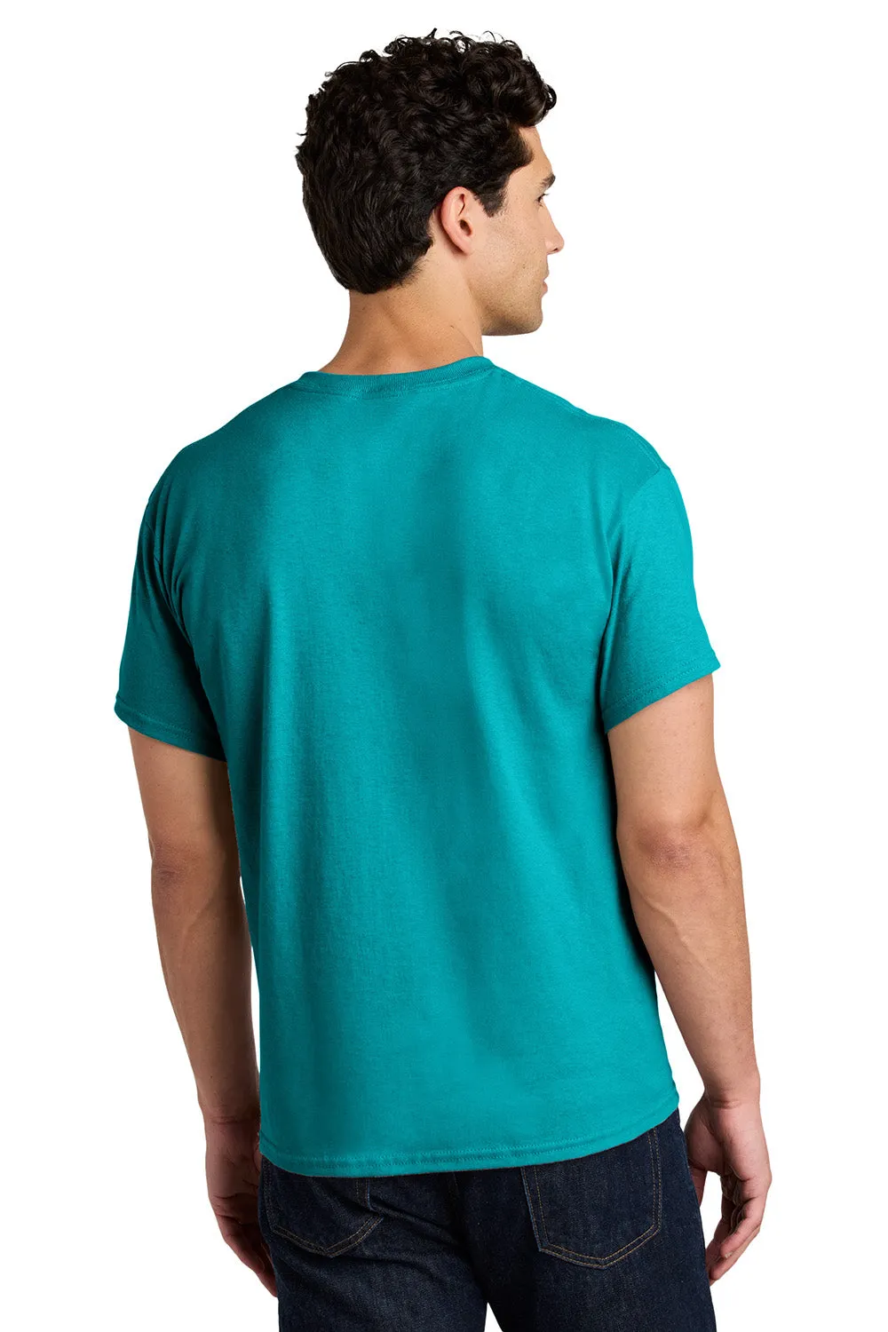 Gildan Mens Short Sleeve Crewneck T-Shirt - Tropical Blue