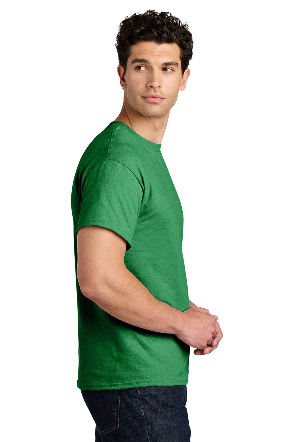 Gildan Mens Short Sleeve Crewneck T-Shirt - Turf Green