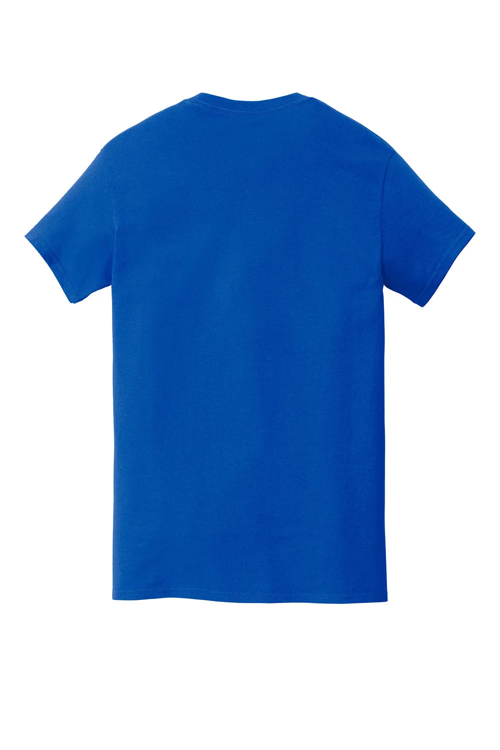 Gildan Mens Short Sleeve Crewneck T-Shirt w/ Pocket - Royal Blue