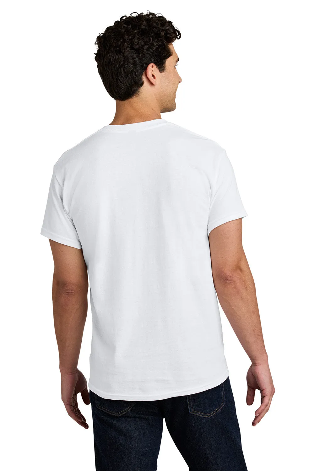 Gildan Mens Short Sleeve Crewneck T-Shirt - White