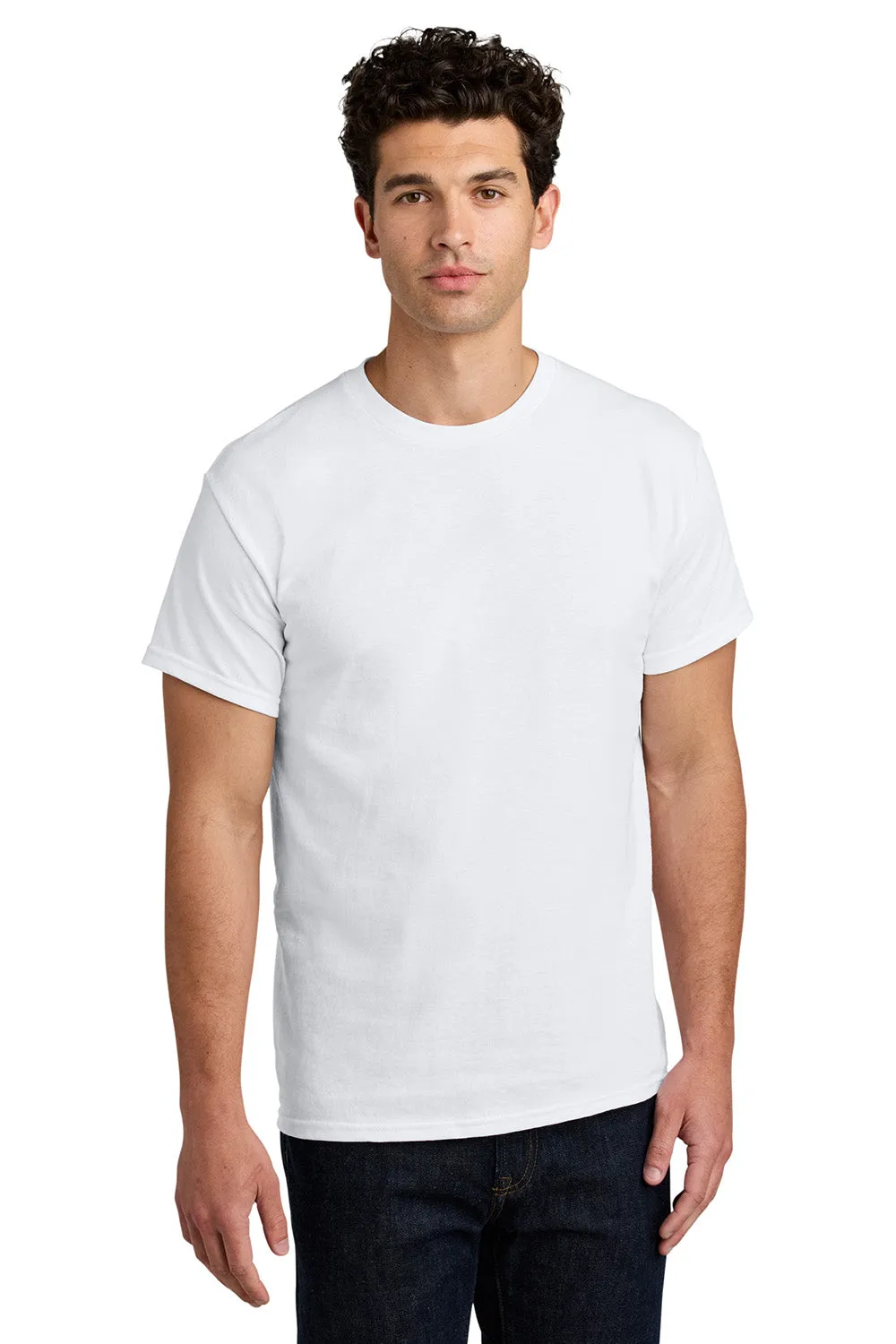 Gildan Mens Short Sleeve Crewneck T-Shirt - White