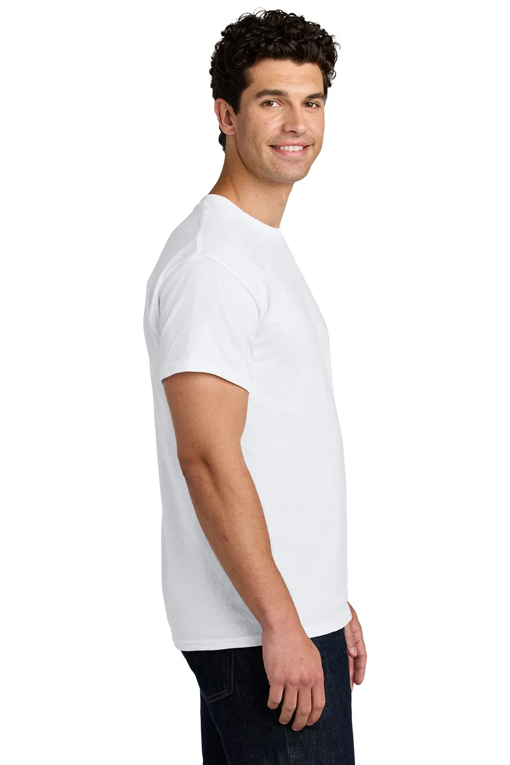 Gildan Mens Short Sleeve Crewneck T-Shirt - White