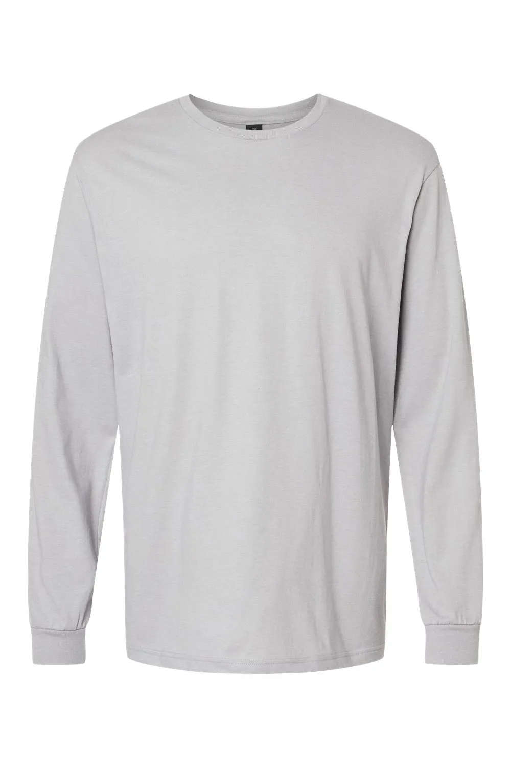 Gildan Mens Softstyle CVC Long Sleeve Crewneck T-Shirt - Cement Grey