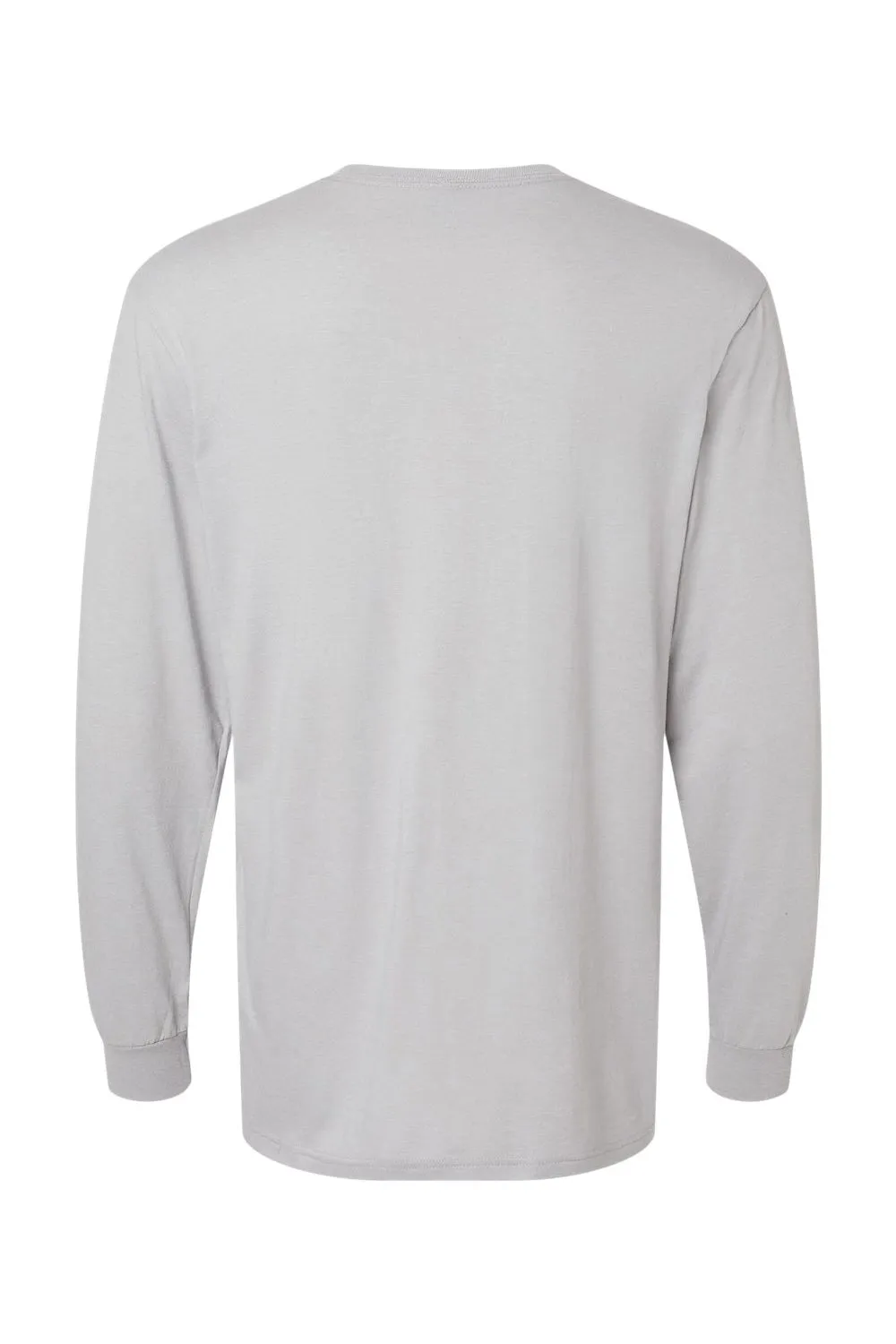 Gildan Mens Softstyle CVC Long Sleeve Crewneck T-Shirt - Cement Grey