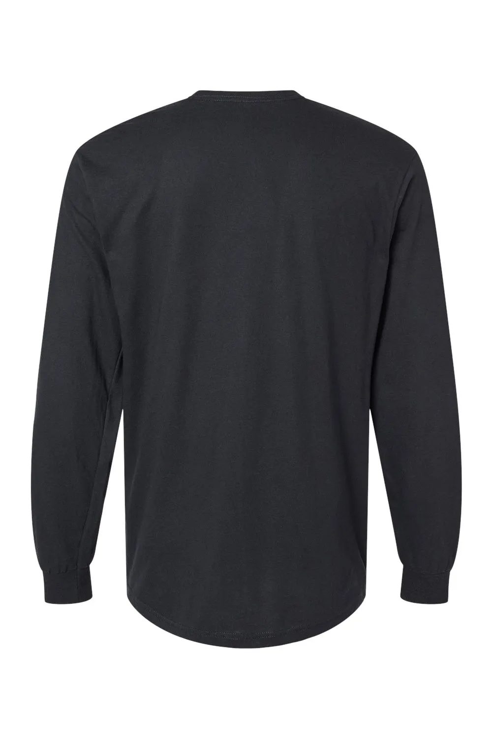 Gildan Mens Softstyle CVC Long Sleeve Crewneck T-Shirt - Pitch Black