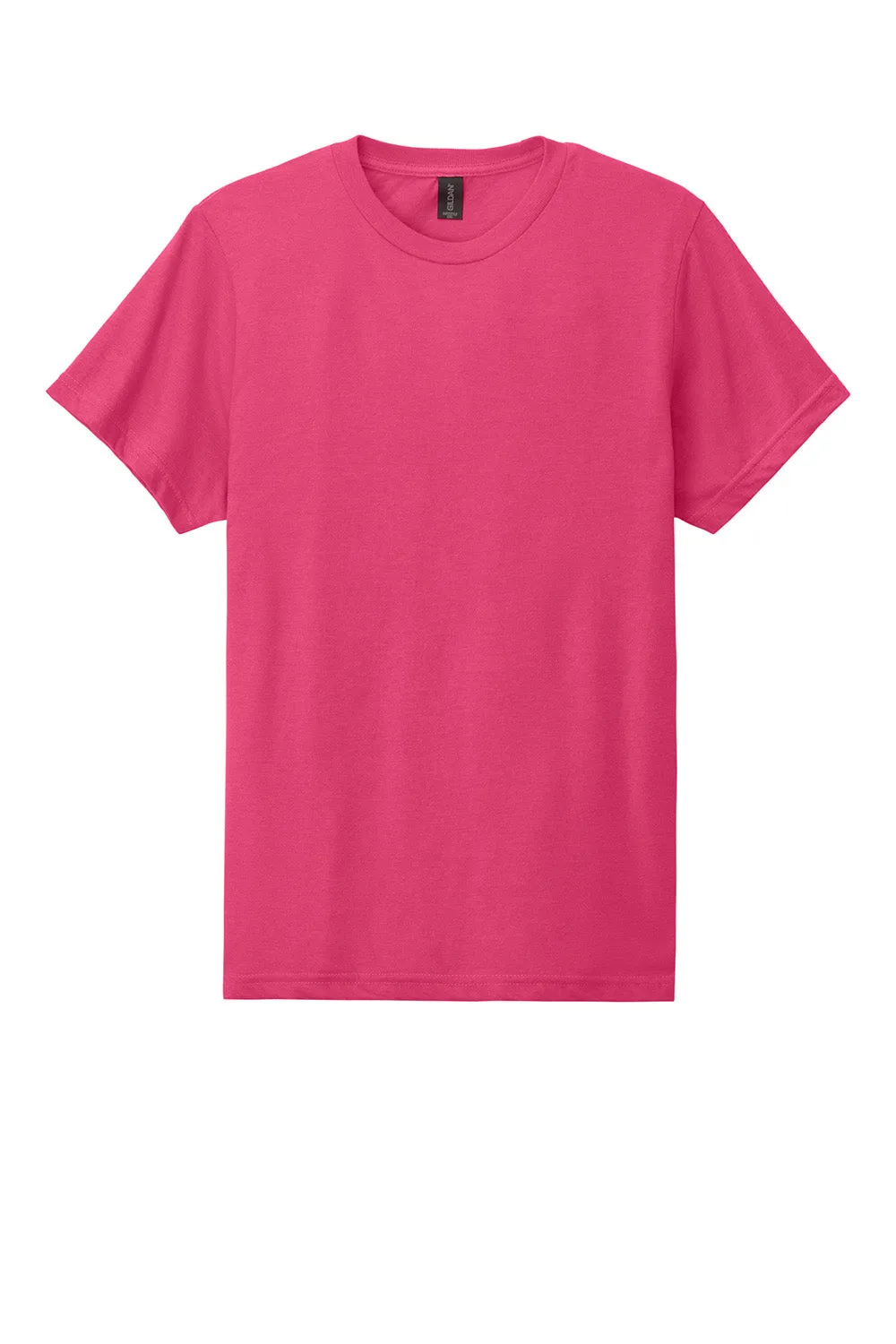 Gildan Mens Softstyle CVC Short Sleeve Crewneck T-Shirt - Pink Lemonade Mist