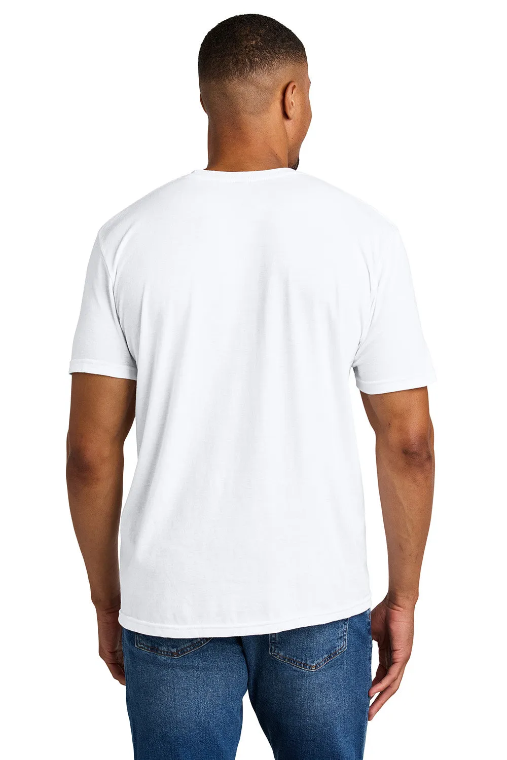 Gildan Mens Softstyle CVC Short Sleeve Crewneck T-Shirt - White