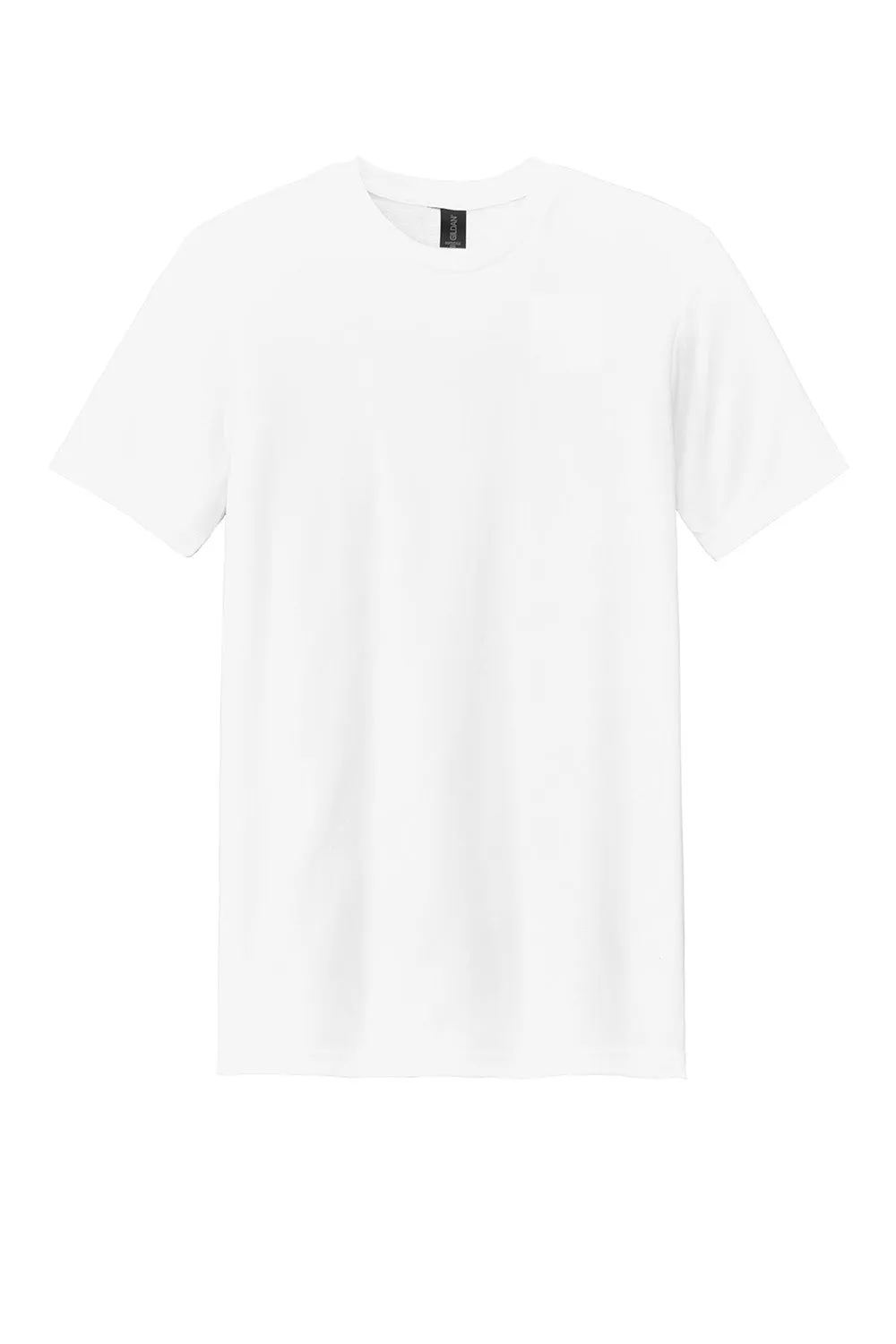 Gildan Mens Softstyle CVC Short Sleeve Crewneck T-Shirt - White