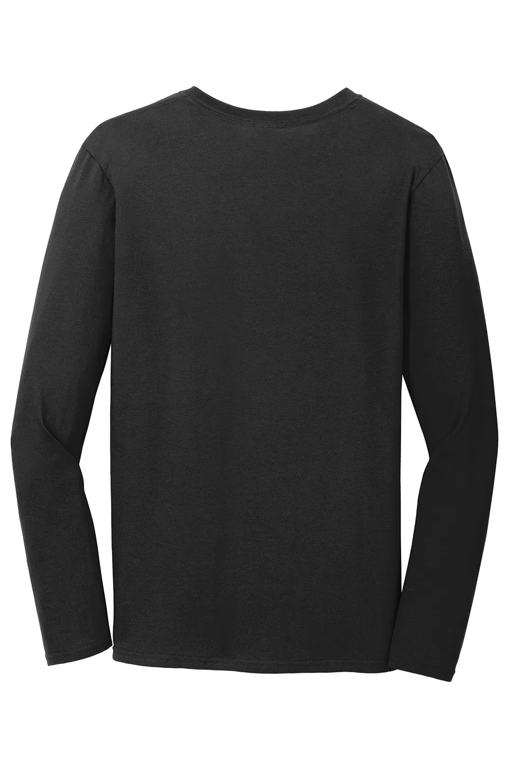 Gildan Mens Softstyle Long Sleeve Crewneck T-Shirt - Black