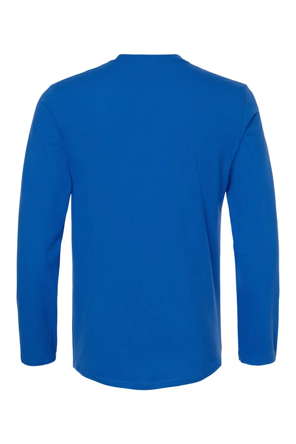Gildan Mens Softstyle Long Sleeve Crewneck T-Shirt - Royal Blue