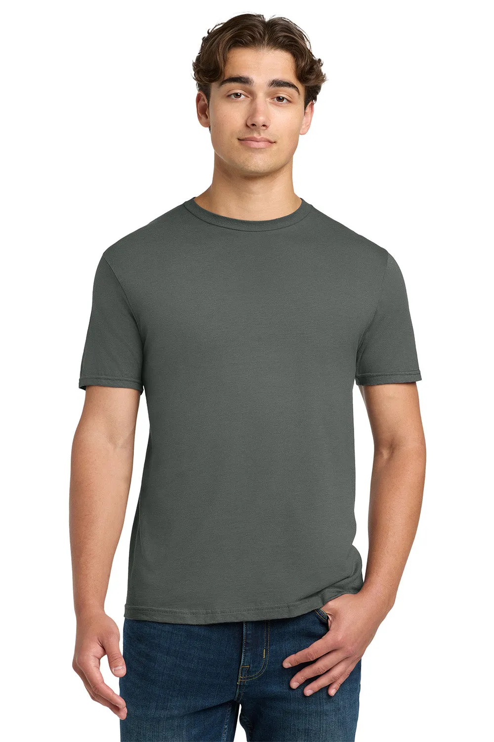 Gildan Mens Softstyle Short Sleeve Crewneck T-Shirt - Charcoal Grey