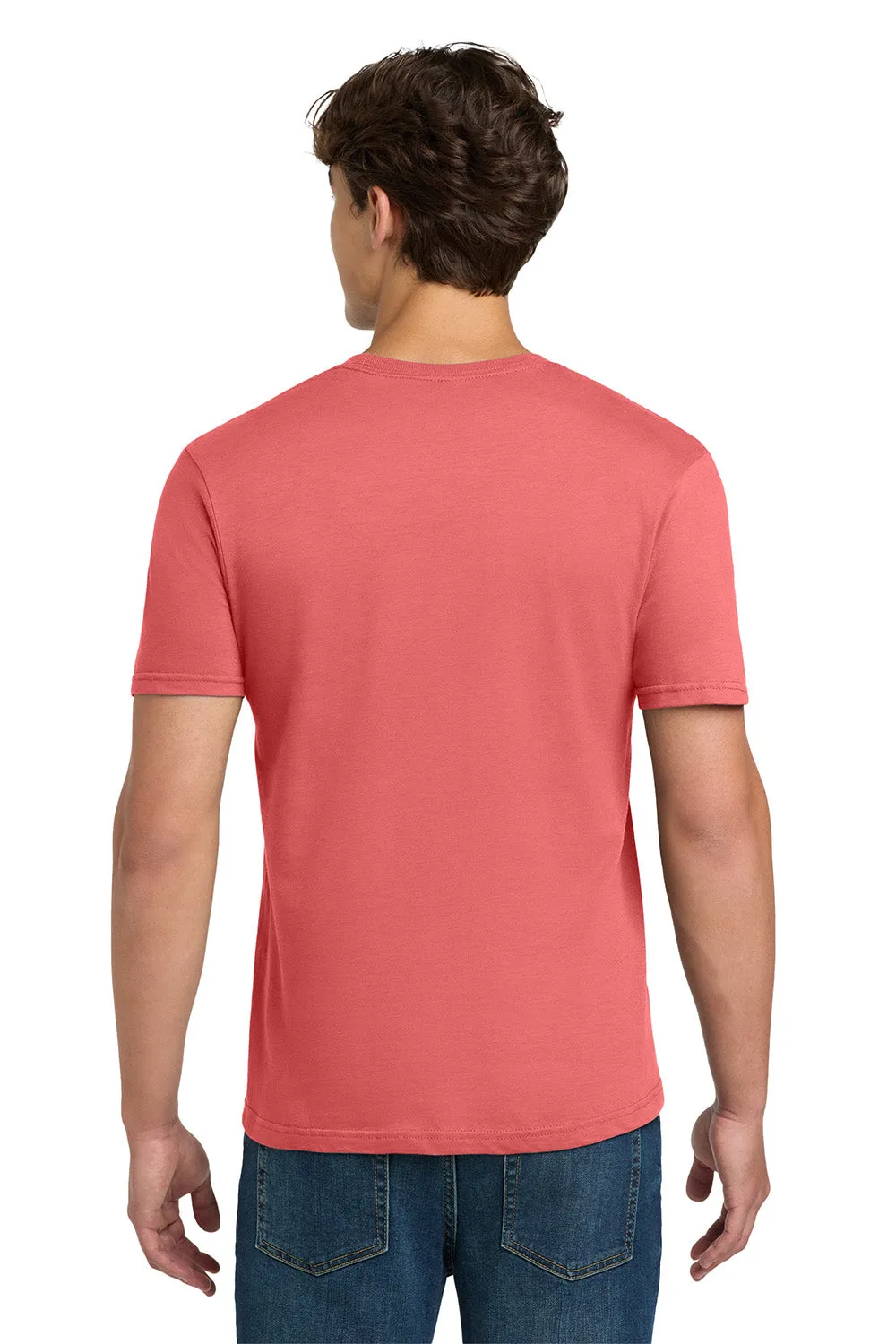 Gildan Mens Softstyle Short Sleeve Crewneck T-Shirt - Coral Silk