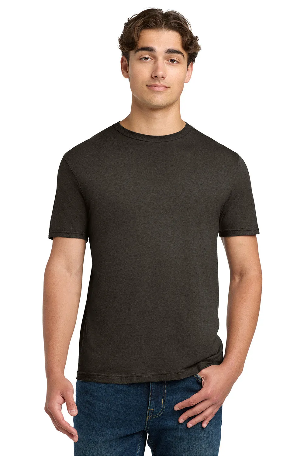 Gildan Mens Softstyle Short Sleeve Crewneck T-Shirt - Dark Chocolate Brown