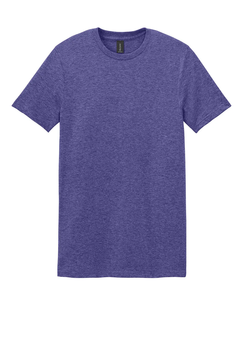 Gildan Mens Softstyle Short Sleeve Crewneck T-Shirt - Heather Purple