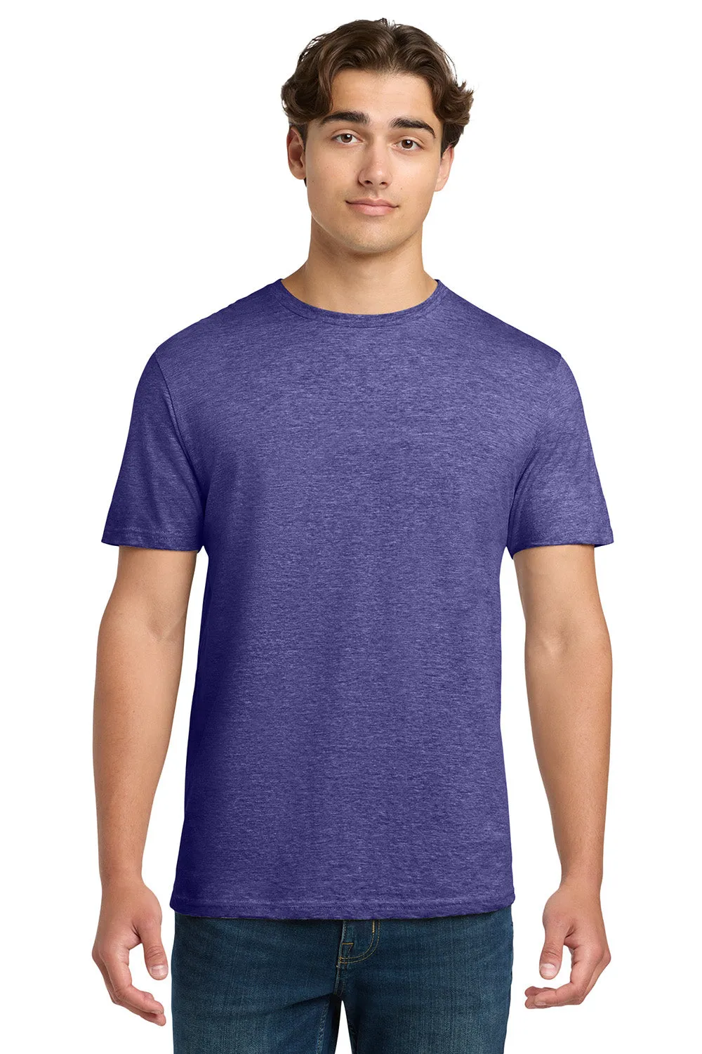 Gildan Mens Softstyle Short Sleeve Crewneck T-Shirt - Heather Purple