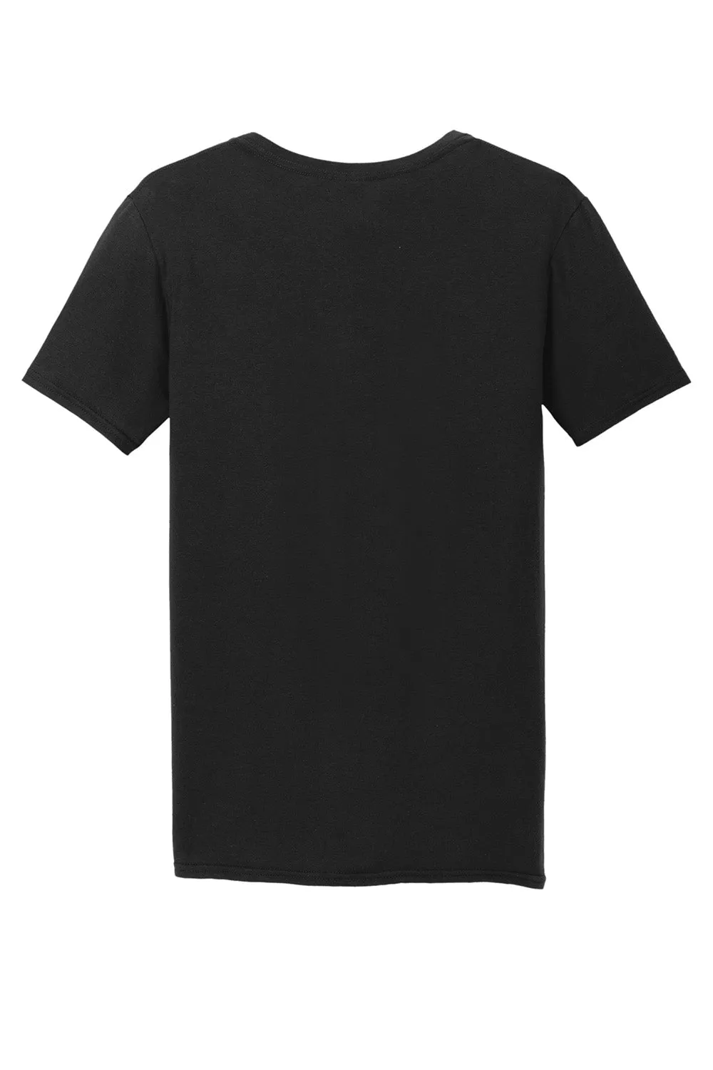 Gildan Mens Softstyle Short Sleeve V-Neck T-Shirt - Black