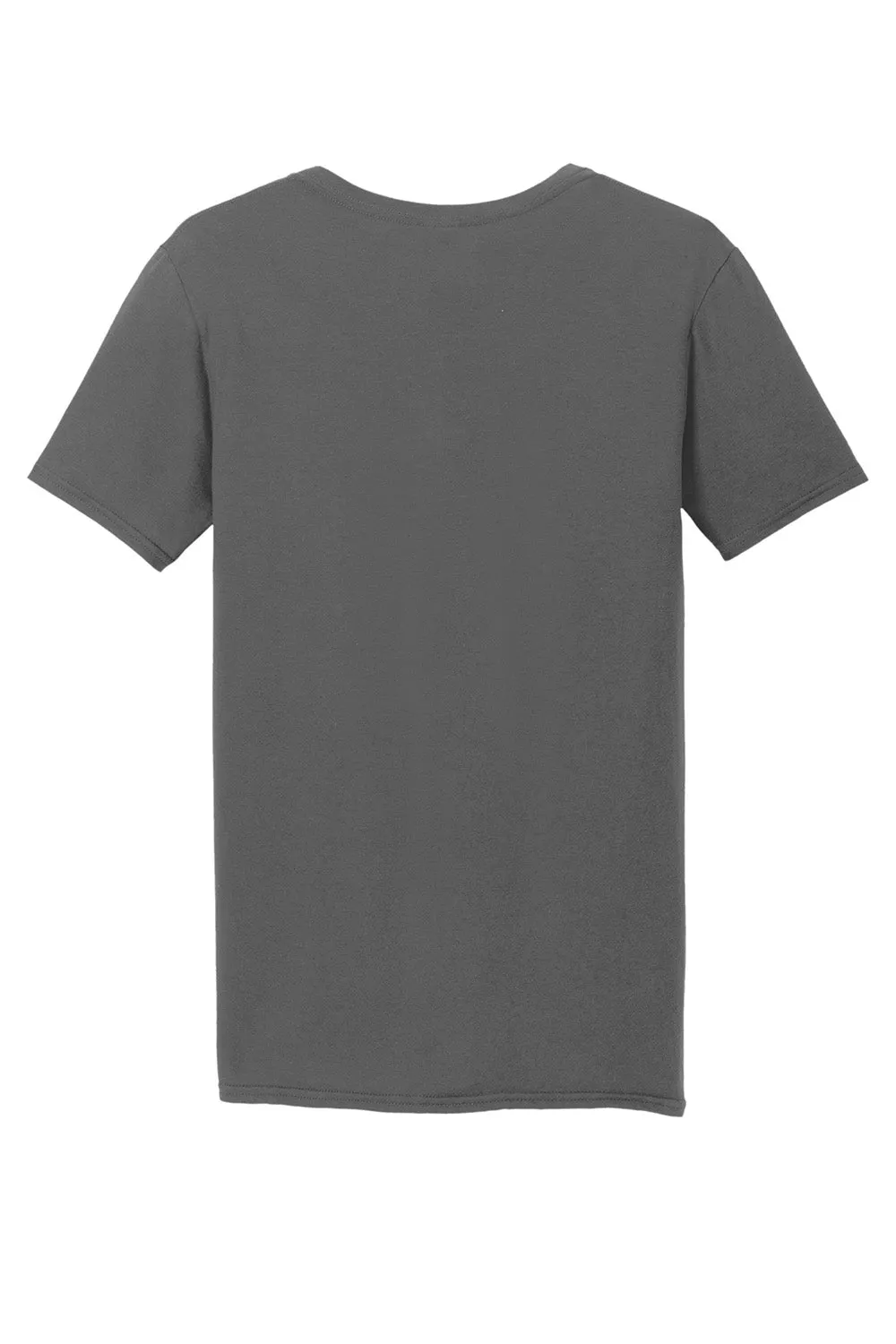Gildan Mens Softstyle Short Sleeve V-Neck T-Shirt - Charcoal Grey