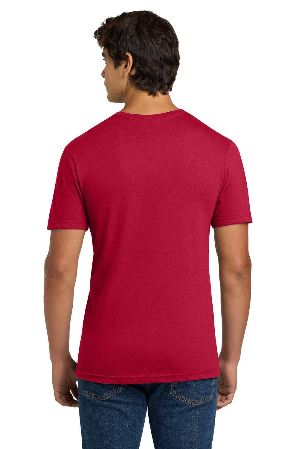 Gildan Mens Softstyle Short Sleeve V-Neck T-Shirt - Cherry Red