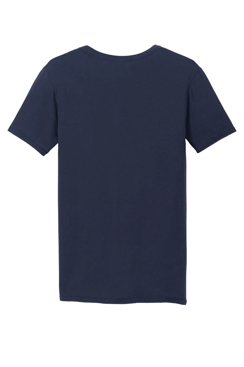 Gildan Mens Softstyle Short Sleeve V-Neck T-Shirt - Navy Blue