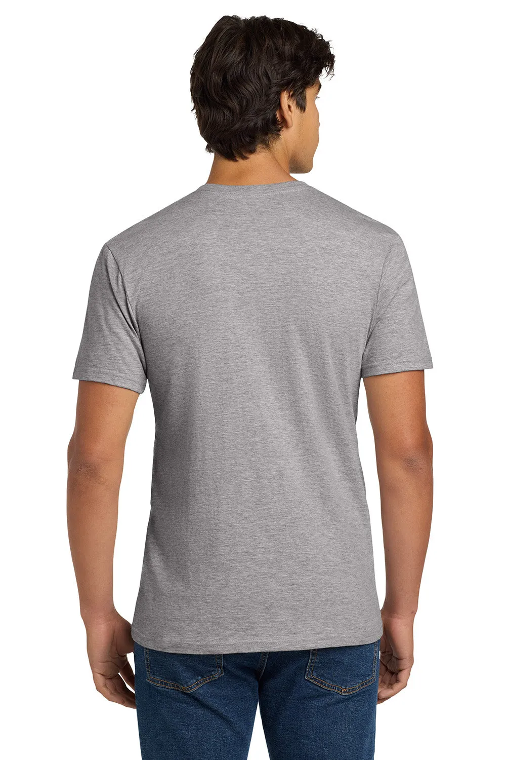 Gildan Mens Softstyle Short Sleeve V-Neck T-Shirt - Sport Grey