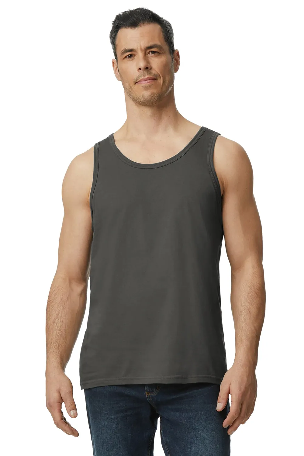 Gildan Mens Softstyle Tank Top - Charcoal Grey
