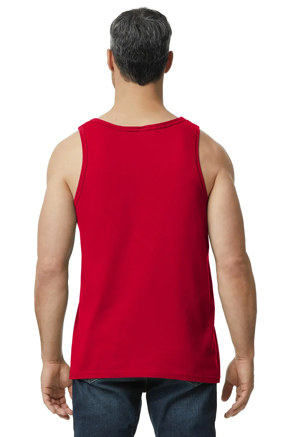 Gildan Mens Softstyle Tank Top - Red