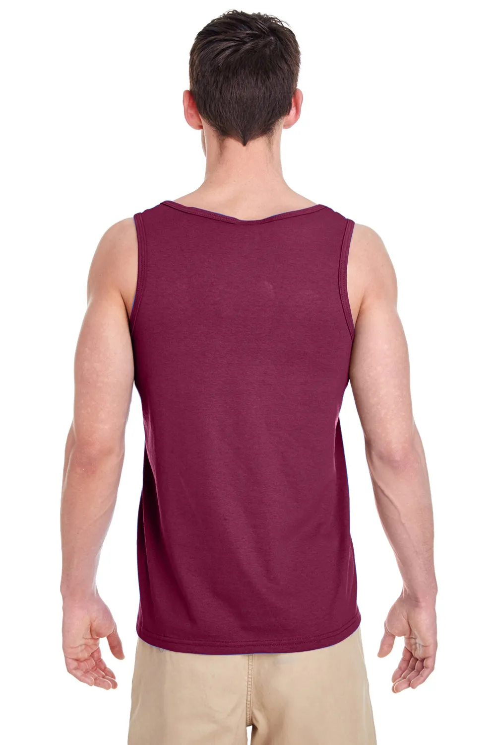 Gildan Mens Tank Top - Maroon