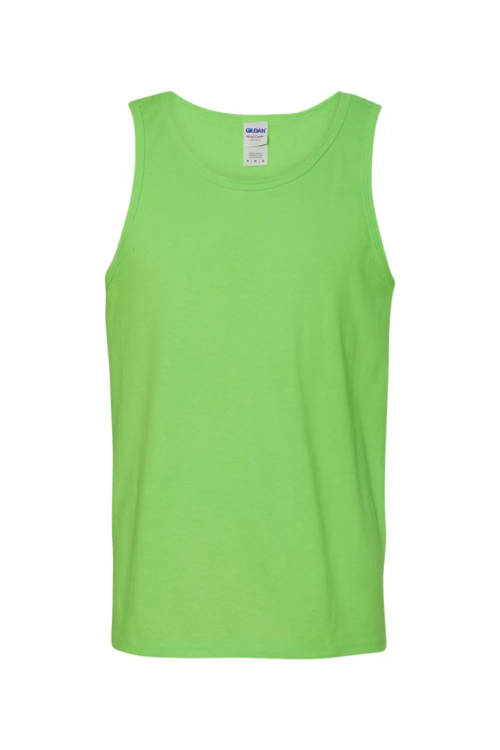 Gildan Mens Tank Top - Neon Green