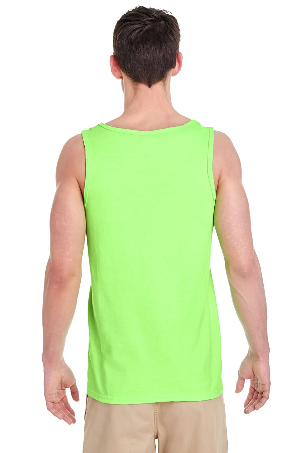Gildan Mens Tank Top - Neon Green