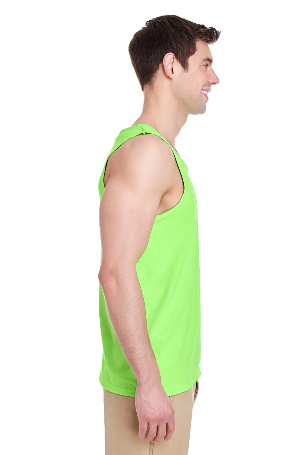 Gildan Mens Tank Top - Neon Green