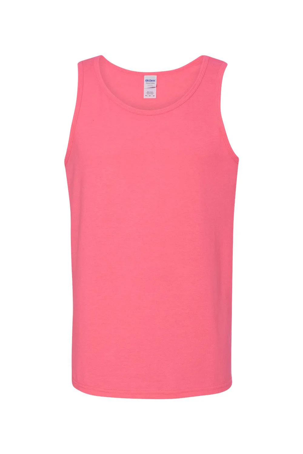 Gildan Mens Tank Top - Safety Pink