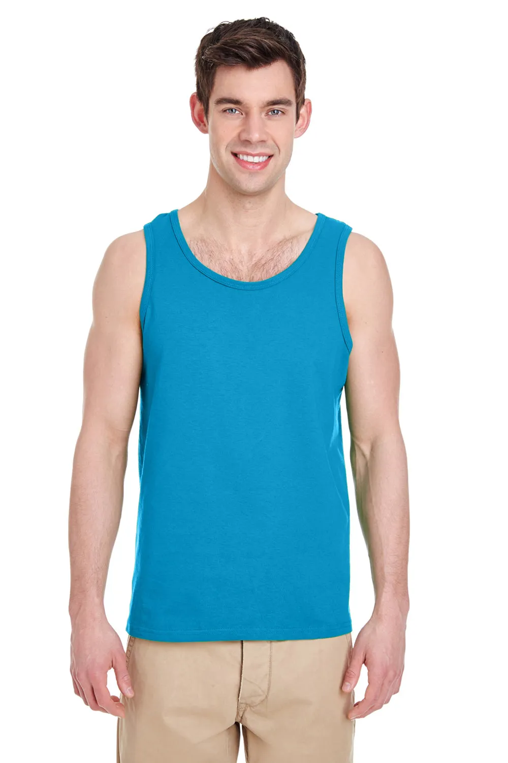 Gildan Mens Tank Top - Sapphire Blue
