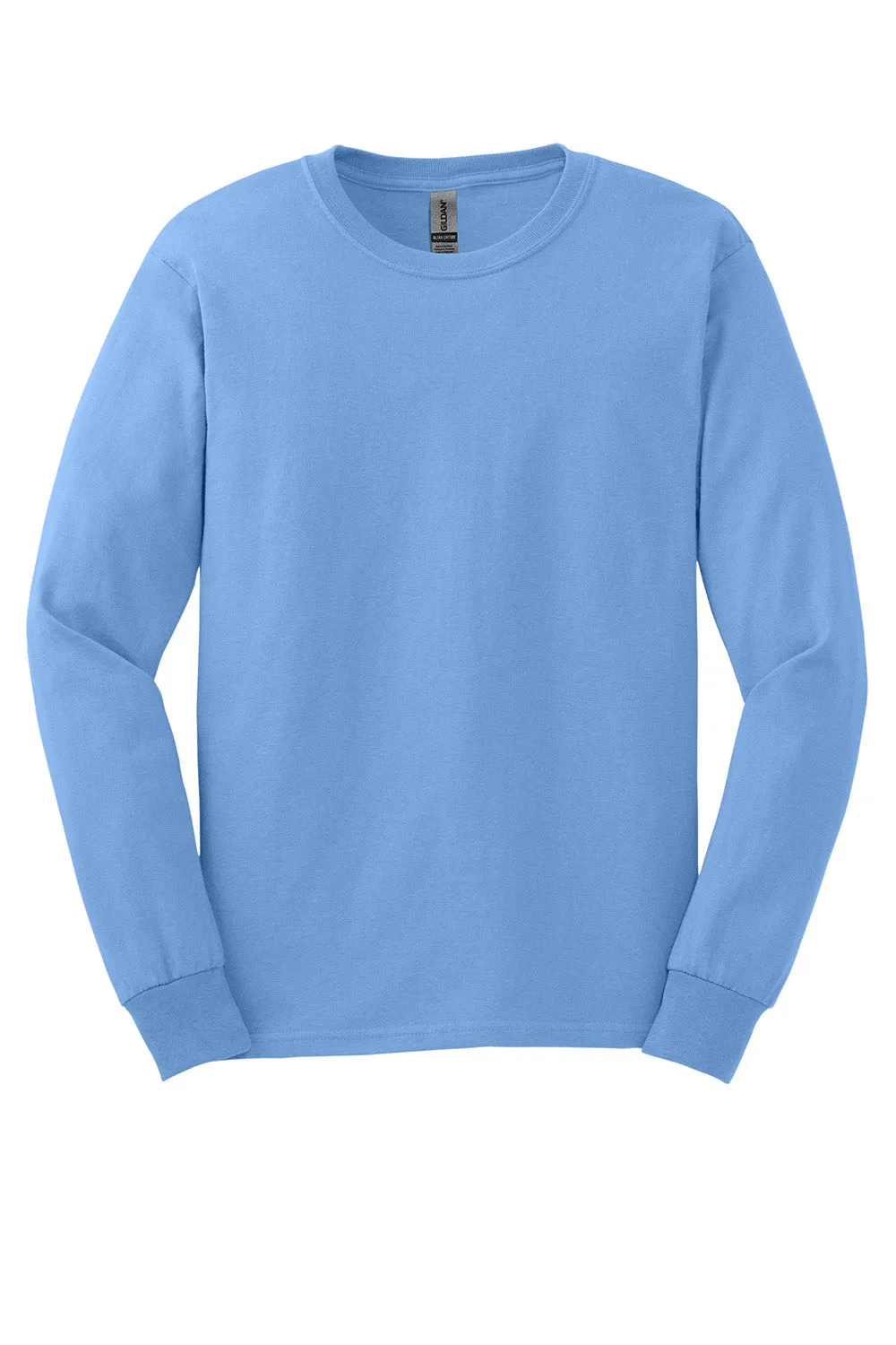 Gildan Mens Ultra Long Sleeve Crewneck T-Shirt - Carolina Blue