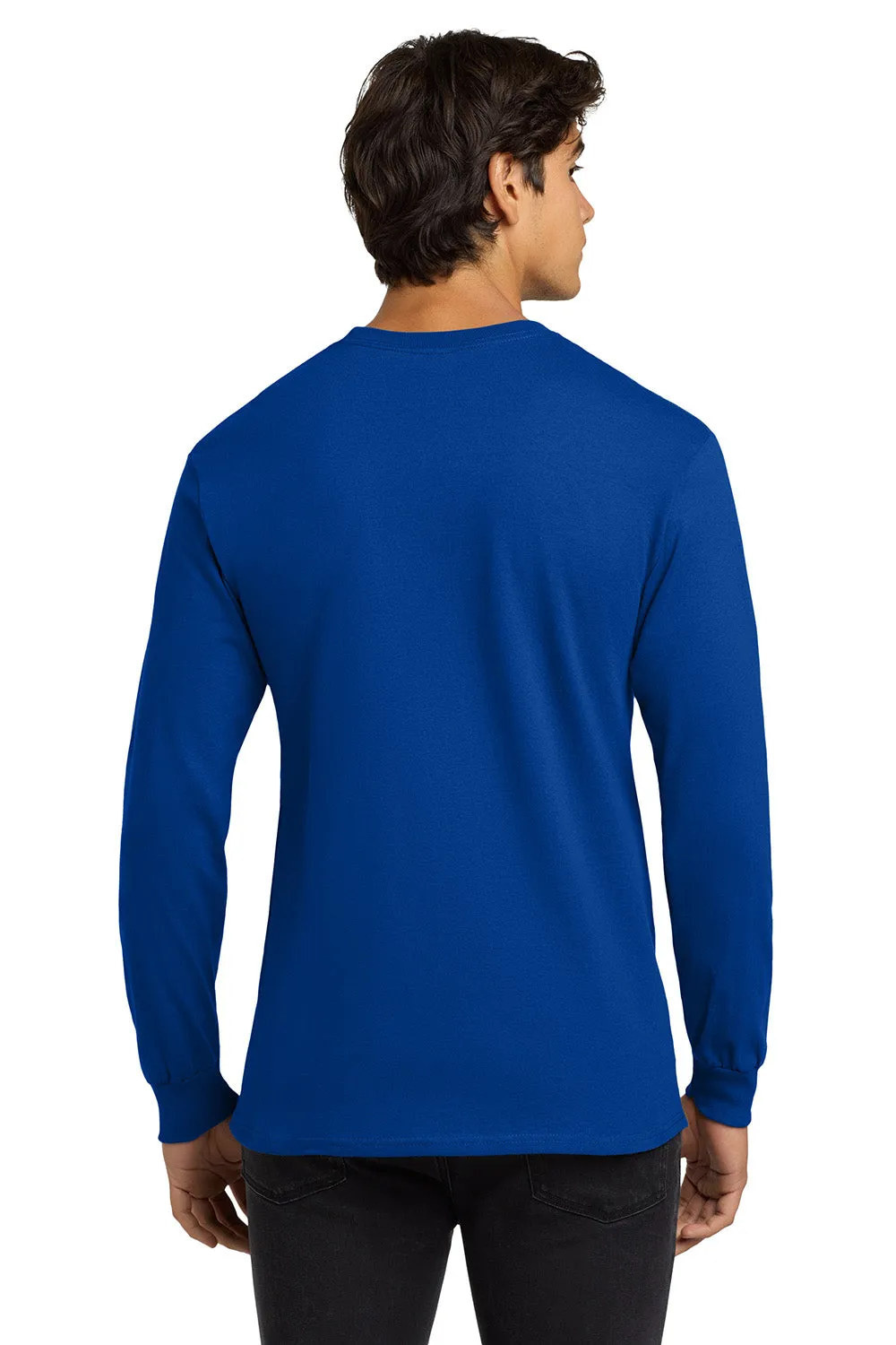 Gildan Mens Ultra Long Sleeve Crewneck T-Shirt - Royal Blue