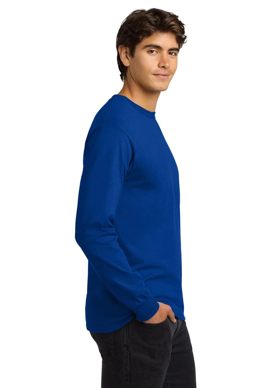 Gildan Mens Ultra Long Sleeve Crewneck T-Shirt - Royal Blue